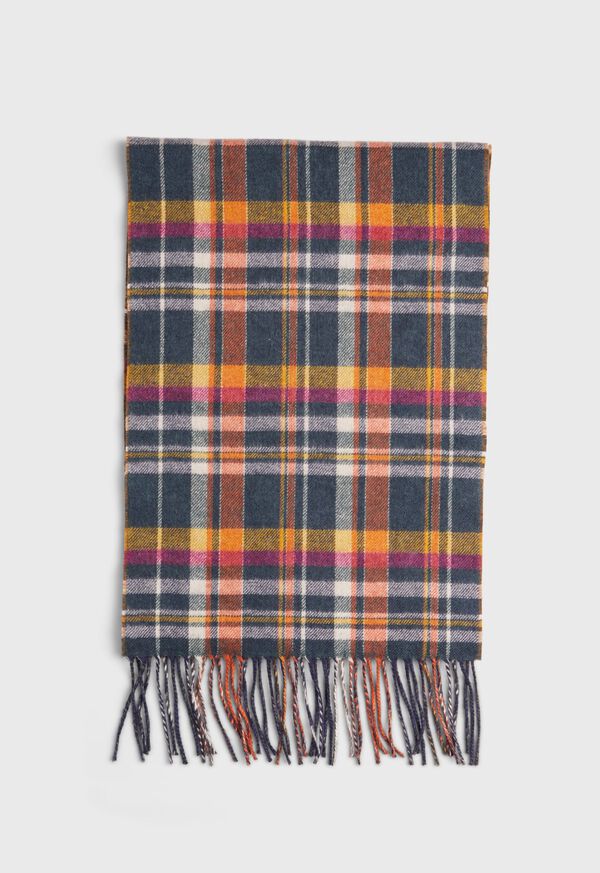 Paul Stuart Plaid Scarf, image 3