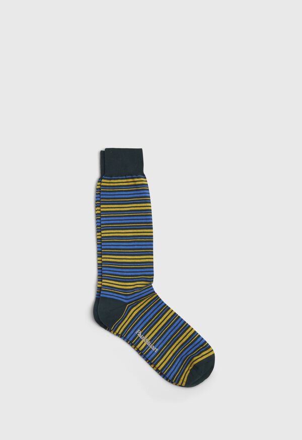 Paul Stuart Multicolor Stripe Sock, image 1