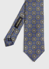 Paul Stuart Woven Floral Medallion Tie, thumbnail 1