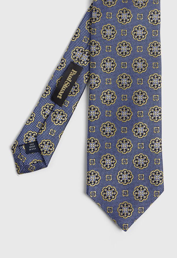 Paul Stuart Woven Floral Medallion Tie, image 1