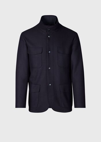 Paul Stuart Wool Jersey Blazer with Gilet