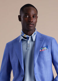 Paul Stuart Printed Silk Pelican Print Pocket Square, thumbnail 2