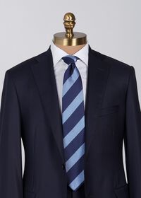 Paul Stuart Woven Silk Textured Stripe Tie, thumbnail 2