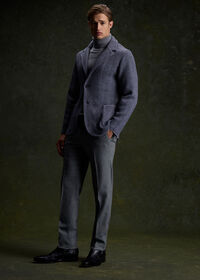 Paul Stuart Knitted Herringbone Jacket, thumbnail 6