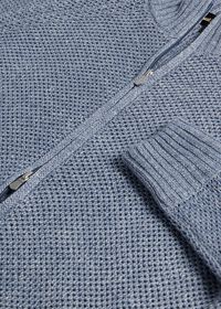 Paul Stuart Linen & Cotton Full Zip Cardigan, thumbnail 2