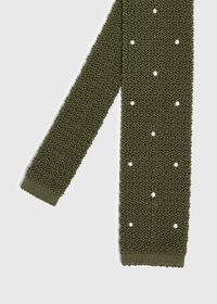 Paul Stuart Embroidered Knit Tie, thumbnail 1