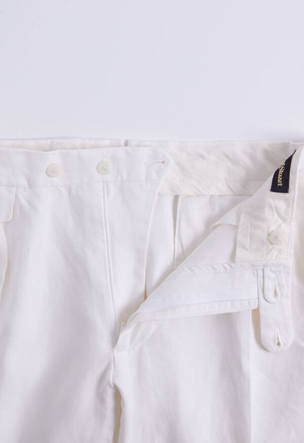 Paul Stuart Linen Washed Pleated Front Trouser, image 4