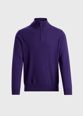 Paul Stuart Essential Cashmere Quarter Zip Sweater