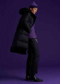 Paul Stuart Long Hooded Puffer Coat, thumbnail 5