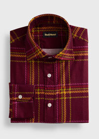 Paul Stuart Printed Plaid Flannel Shirt, thumbnail 1