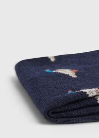 Paul Stuart Duck Motif Wool Sock, thumbnail 2