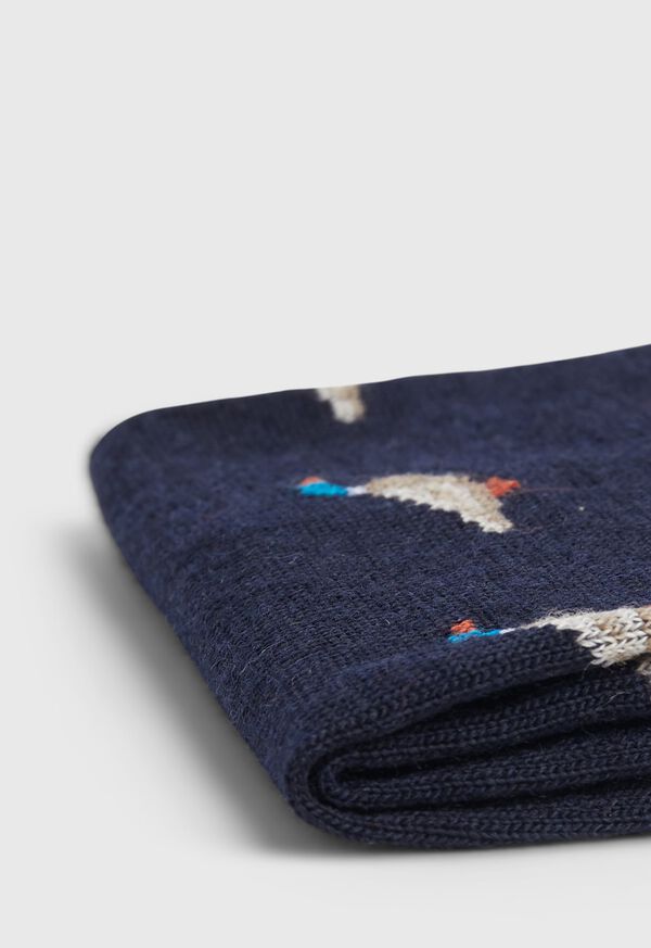 Paul Stuart Duck Motif Wool Sock, image 2