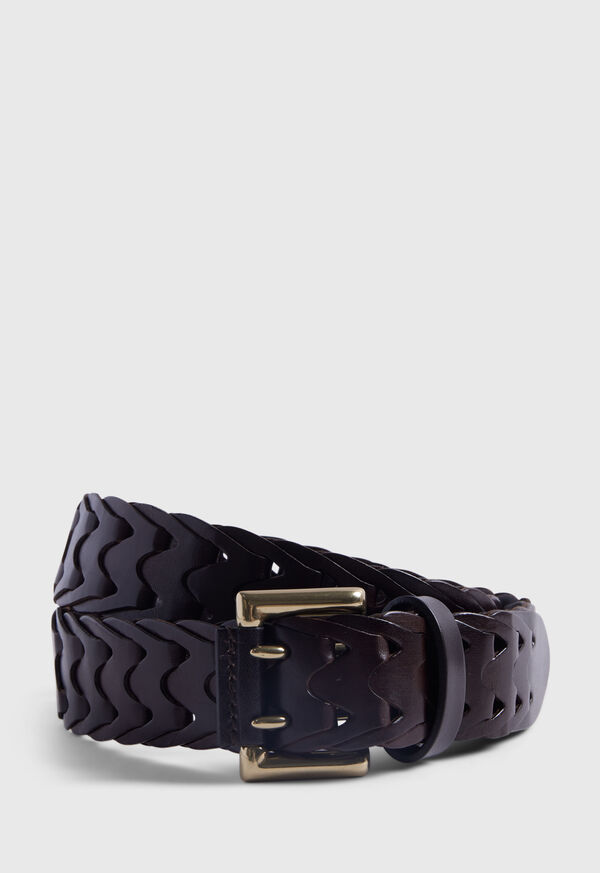 Paul Stuart Vintage Leather Woven Belt, image 1