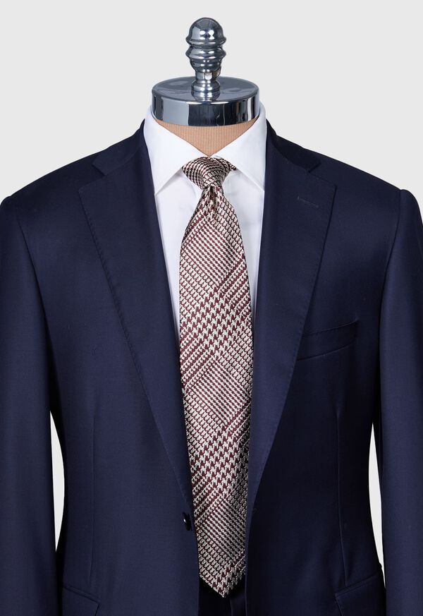 Paul Stuart Woven Silk Glen Plaid Tie, image 2