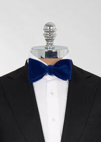 Paul Stuart Stretch Velvet Blunt Edge Bow Tie, thumbnail 2