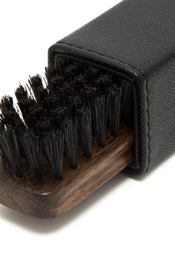 Paul Stuart Traveling Cashmere Brush In Leather Case , image 2