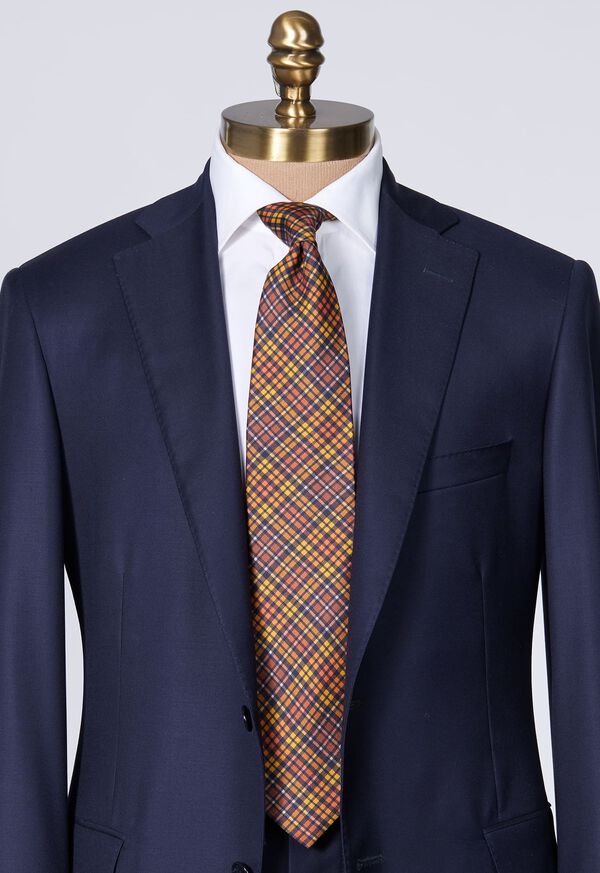 Paul Stuart Madder Silk Plaid Tie, image 2