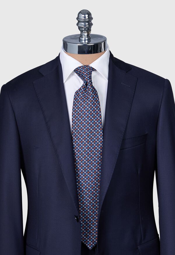 Paul Stuart Printed Silk Micro Medallion Tie, image 3