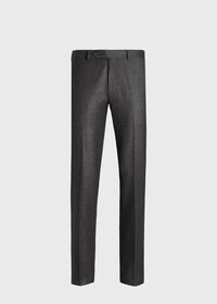 Paul Stuart Wool Flannel Grey Trouser, thumbnail 2