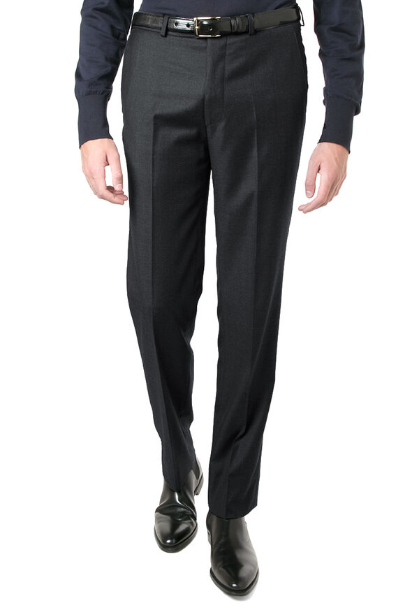 Paul Stuart Wool, Cashmere and Silk Plain Front Trouser, image 4