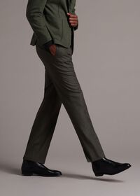 Paul Stuart Super 120s Sage Flannel Trouser, thumbnail 2
