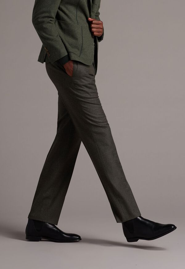 Paul Stuart Super 120s Sage Flannel Trouser, image 2