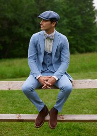 Paul Stuart Shetland Wool Herringbone Jacket, thumbnail 6