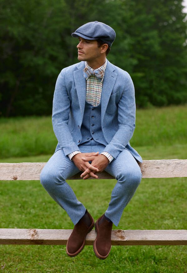 Paul Stuart Shetland Wool Herringbone Jacket, image 6
