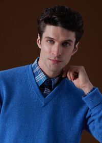 Paul Stuart Classic Cashmere V-Neck Sweater, thumbnail 2