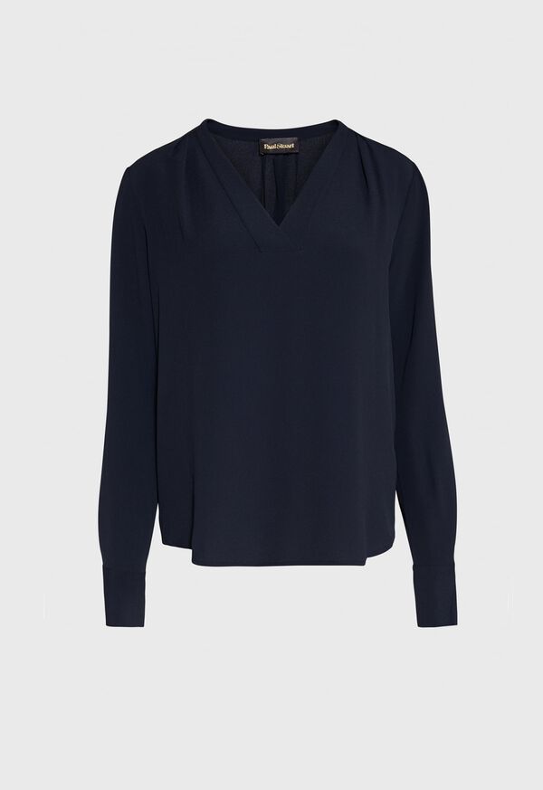 Paul Stuart V-Neck Blouse, image 1