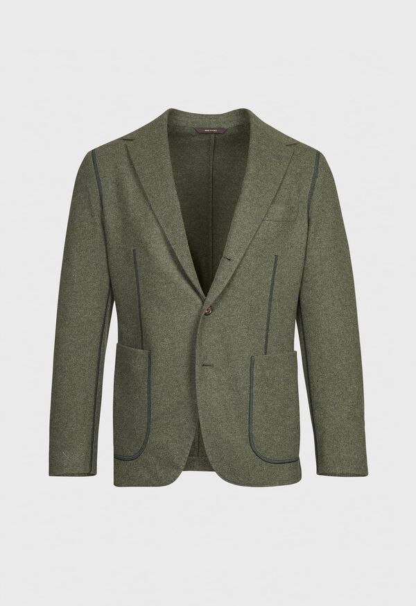 Paul Stuart Wool and Cashmere Blend Jersey Jacket, image 1