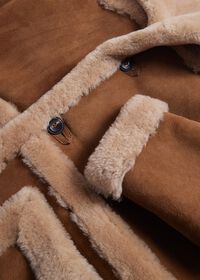 Paul Stuart Shearling Long Coat, thumbnail 2