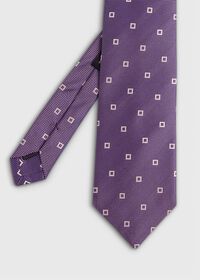 Paul Stuart Silk Jacquard Spaced Diamond Tie, thumbnail 1