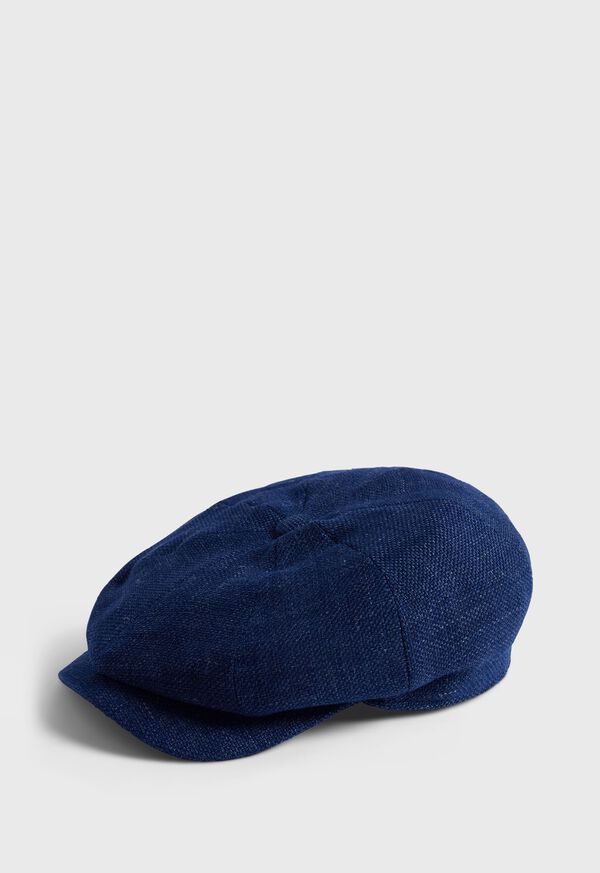 Paul Stuart Linen & Wool Newsboy Hat, image 1