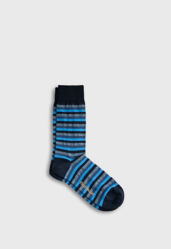 Paul Stuart Colorful Stripe Sock, image 1