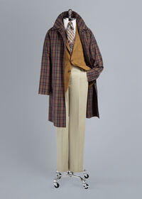 Paul Stuart Plaid Trench Coat, thumbnail 3