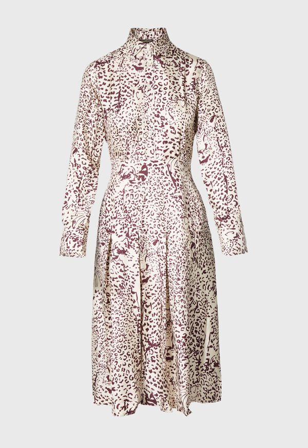 Paul Stuart Printed Silk Dress, image 1