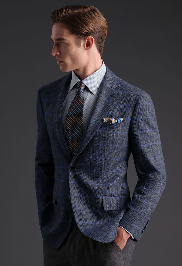 Paul Stuart Cashmere Herringbone Jacket, image 5