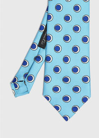 Paul Stuart Oval Deco Print Tie, thumbnail 1