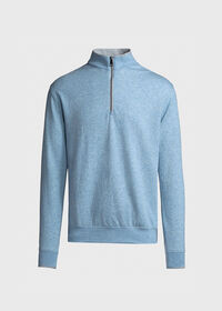 Paul Stuart Pima Cotton Quarter Zip Pullover, thumbnail 1