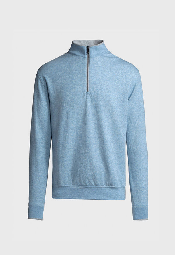 Paul Stuart Pima Cotton Quarter Zip Pullover, image 1