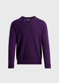 Paul Stuart Classic Cashmere V-Neck Sweater, thumbnail 1