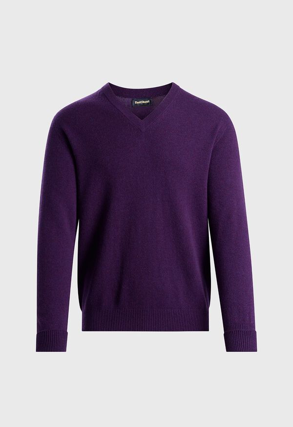 Paul Stuart Classic Cashmere V-Neck Sweater, image 1