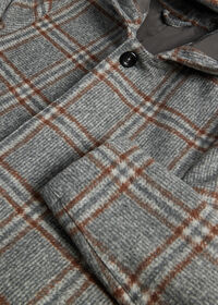 Paul Stuart Hooded Plaid Coat, thumbnail 3