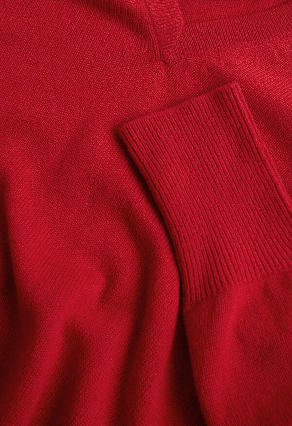 Paul Stuart Classic Cashmere Double Ply V-Neck Sweater, image 2