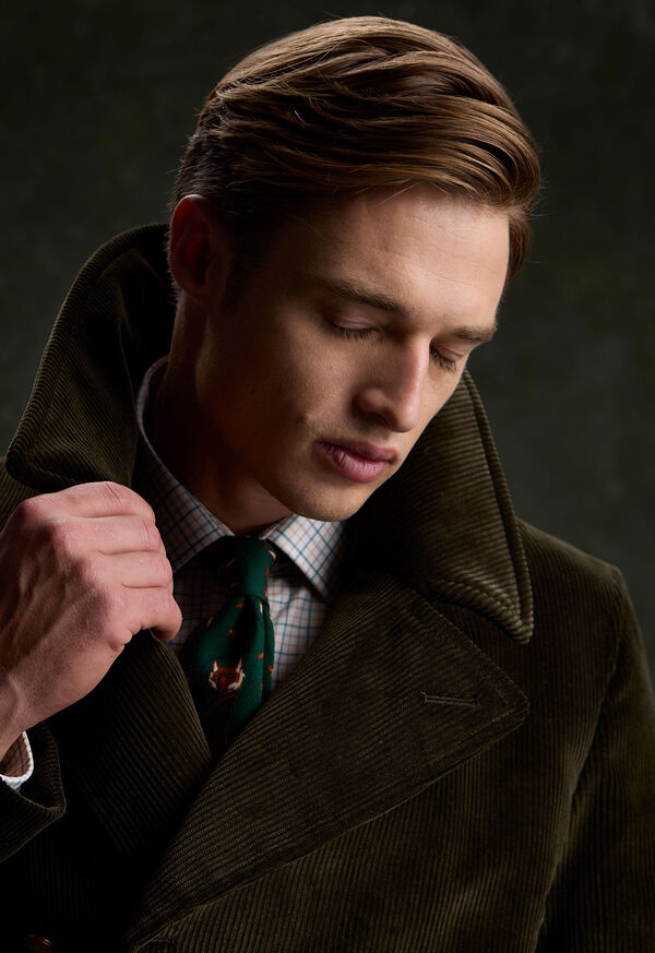 Paul Stuart Corduroy Peacoat, image 6