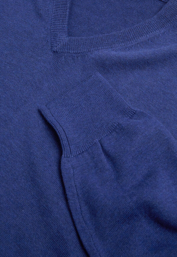 Paul Stuart Pima Cotton V-Neck Sweater, image 2