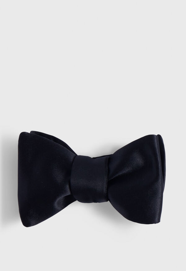 Paul Stuart Satin Blunt Edge Bow Tie, image 1