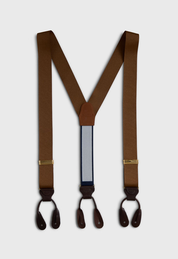 Paul Stuart Solid Grosgrain Braces, image 1