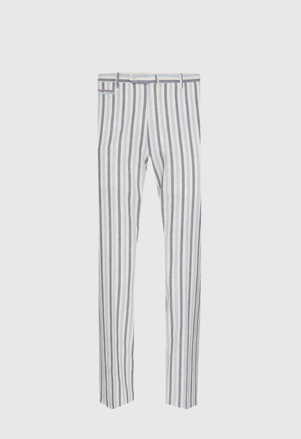 Paul Stuart Blue & Navy Stripe Cotton Pant